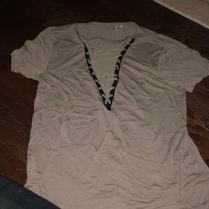 Express lace down shirt